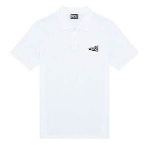 Diesel White Polo Shirt for Men T-Smith-G3